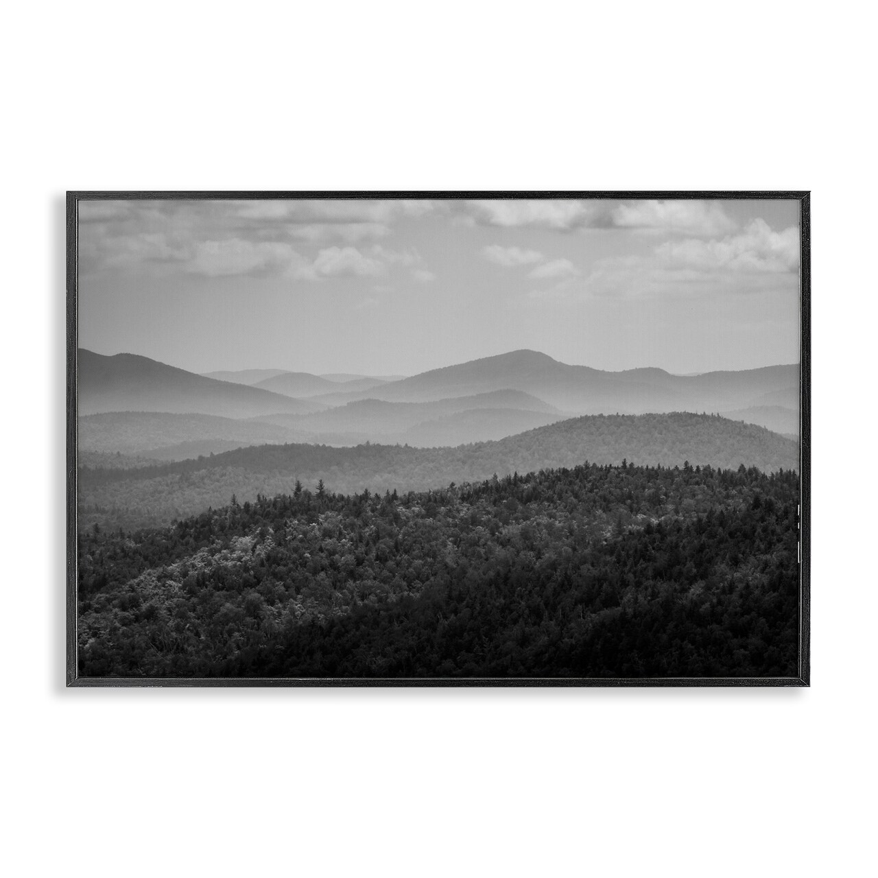 Stupell Industries Misty Adirondack Mountains Framed Giclee, design by James Rodewald